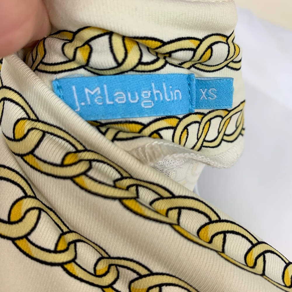 J Mclaughlin Brea Wrap Link Chain Pattern Catalina - image 8